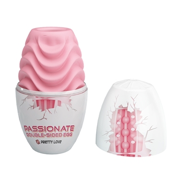 Pretty Love Passionate Rosa Double sided egg