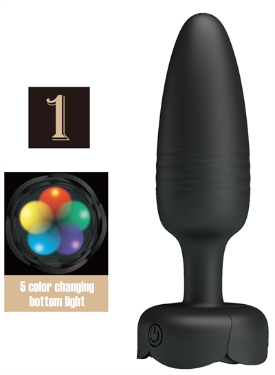 Pretty Love Tarion light up thrusting anal plug