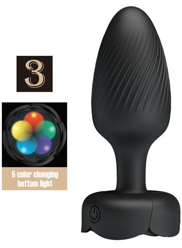 Pretty Love Osborn light up anal plug