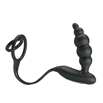 Pretty Love Cock N` Ball Anal Plug 12 vibrations funktioner
