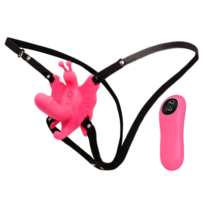 Ultra Passionate Trådløs butterfly Strap-on vibrator