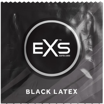 EXS Black Latex Str. 54mm kondom 5stk