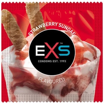 EXS Strawberry Sundae Str. 54mm kondom 5stk