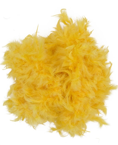 Sexy Lingerie Luksus fjerboa påske gul 180cm