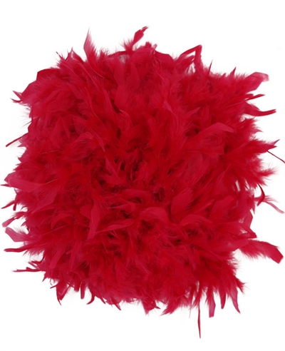 Sexy Lingerie Luksus fjerboa rød 180cm