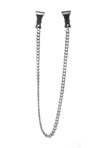 OUCH! Nippende Brede Brystvorte klemmer i sølv