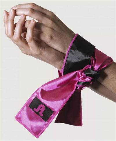 RESTSALG Adrien Lastic Satin blindfold bondage