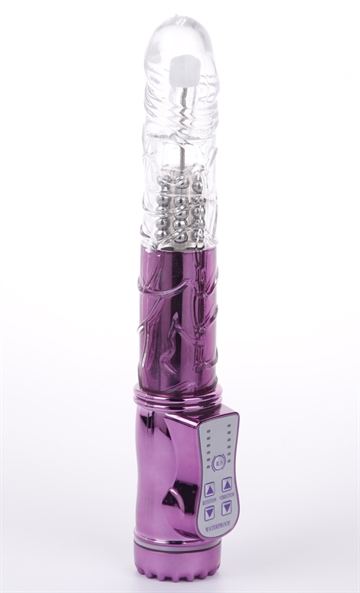 Luksus Vibe Purple Power Driver pearldriver uden klit vibe
